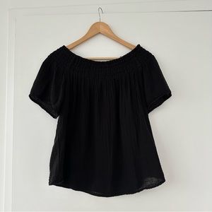Michael Stars Off-the-Shoulder Gauze Top